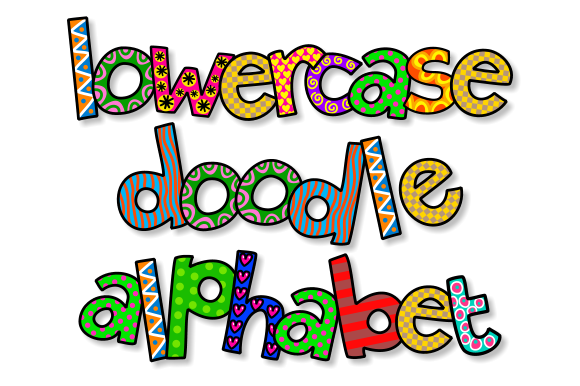 Download Lowercase Doodle Alphabet Set 2 - Lowercase Collection