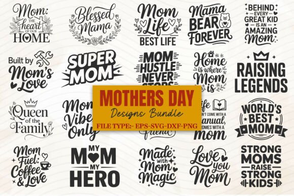 Download Mother’s Day SVG Bundle, Mom Quotes SVG - Premium Resources