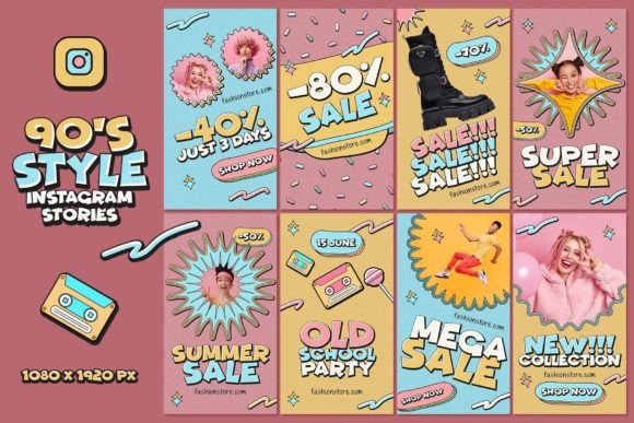 Download 90s Style Instagram Stories - Instagram Collection